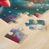 Kerstmis/winter Kardinaal Legpuzzel (Zijkant)