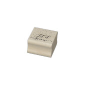 Kerstmis Winter Laat het Sneeuwen Rubberstempel (Stempel)