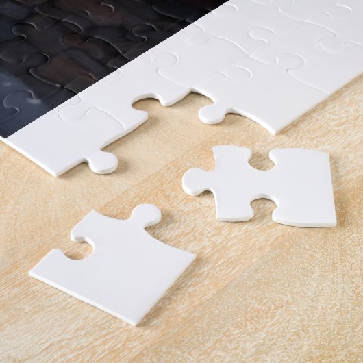 KERSTMIS WINTER LOG CABINE LEGPUZZEL (Zijkant)