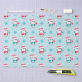 Kerstmis Winter Penguin Tissuepapier (Craft)