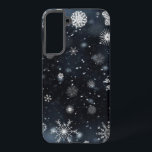Kerstmis/winter Samsung Galaxy Hoesje<br><div class="desc">sneeuwvlok</div>