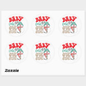 Kerstmis Winter Sneeuwman Sticker (Vel)