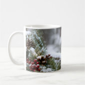 Kerstmis Winter Sneeuwvink Koffiemok (Links)
