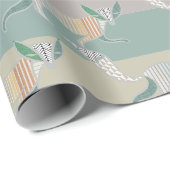 Kerstmis Winter Wonder Vos Cadeaupapier (Rol Hoek)