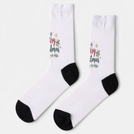Kerstmis Winter Wonderland Design met een knusse u Sokken