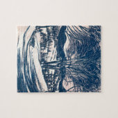 Kerstmis, winterberglandschap legpuzzel (Horizontaal)