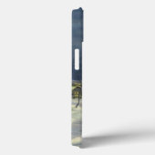 Kerstmis, winterkerk in sneeuw met maan Case-Mate iPhone case (Achterkant / Rechts)