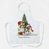 Kerstmis/Winterpron Schort (Voorkant)