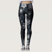 Kerstmis/wintersneeuwvlok Leggings (Voorkant)