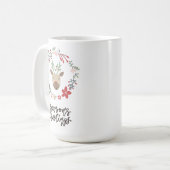 Kerstmis Wishing Gift Koffiemok (Voorkant links)