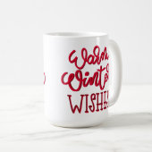 Kerstmis Wishing Gift Koffiemok (Voorkant rechts)