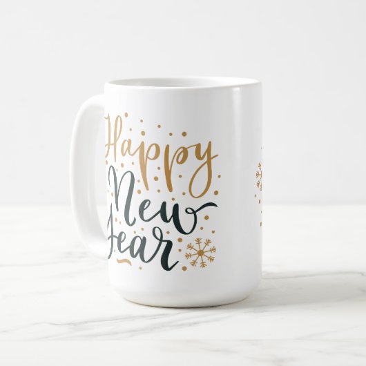 Kerstmis Wishing Gift Koffiemok (Voorkant links)