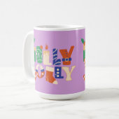 Kerstmis Wishing Gift Koffiemok (Voorkant links)