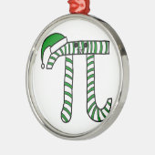 Kerstmis Wiskunde Geek Ornament in Green (Links)