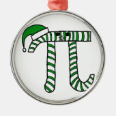 Kerstmis Wiskunde Geek Ornament in Green (Voorkant)