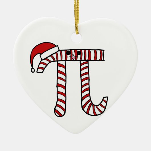 Kerstmis Wiskunde Keramisch Ornament (Voorkant)
