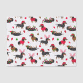 Kerstmis, wit tissuepapier (Voorkant)