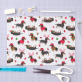 Kerstmis, wit tissuepapier (Craft)