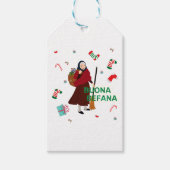 Kerstmis Witch buona Befana Cadeaulabel (Voorkant)