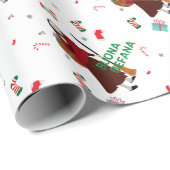 Kerstmis Witch buona Befana Cadeaupapier (Rol Hoek)