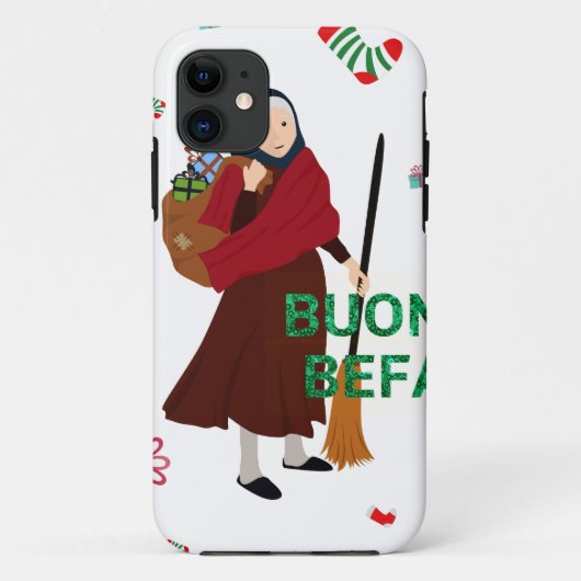 Kerstmis Witch buona Befana Case-Mate iPhone Case (Achterkant)