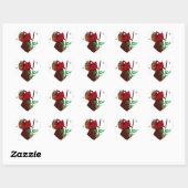 Kerstmis Witch buona Befana Hart Sticker (Vel)