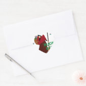 Kerstmis Witch buona Befana Hart Sticker (Envelop)
