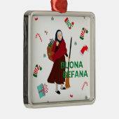 Kerstmis Witch buona Befana Metalen Ornament (Rechts)