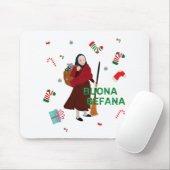 Kerstmis Witch buona Befana Muismat (Met muis)