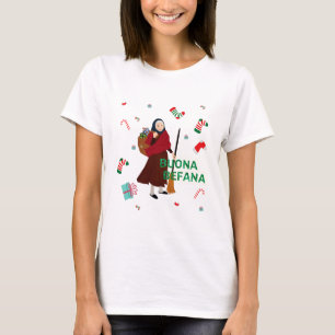Kerstmis Witch buona Befana T-shirt