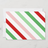 Kerstmis Witte Olifant Party uitnodiging (Achterkant)