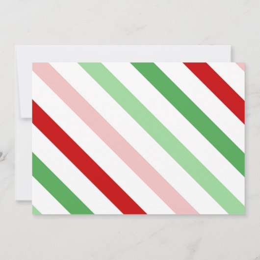 Kerstmis Witte Olifant Party uitnodiging (Achterkant)