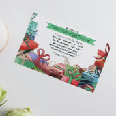 Kerstmis Witte Olifant Party uitnodiging