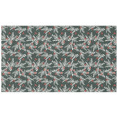 Kerstmis witte spar takken tafelkleed (Voorkant (Horizontaal))