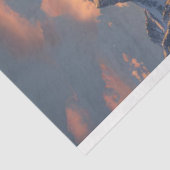 Kerstmis Wonderland in de bergen Decoupage Tissuepapier (Detail)