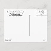 Kerstmis Woodstock, NY van Village Green Feestdagenkaart (Achterkant)