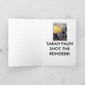 KERSTMIS WORDT GEANNULEERD FEESTDAGEN KAART (Binnen)