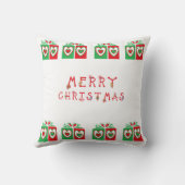 Kerstmis Worp Kussen Voor Bank of Bed (Achterkant)
