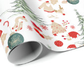 Kerstmis Wrap met Sneeuw Cadeaupapier (Rol Hoek)