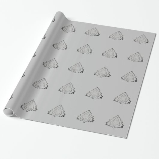 KERSTMIS WRAP STIJL EN ONTWERP CADEAUPAPIER (Uitgerold)