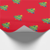 KERSTMIS WRAP STIJL EN ONTWERP CADEAUPAPIER (Hoek)