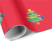 KERSTMIS WRAP STIJL EN ONTWERP CADEAUPAPIER (Rol Hoek)
