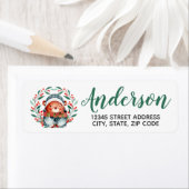 Kerstmis Wreater Beer Return Address Label (Insitu)