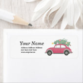 kerstmis, xmas, babyboy, kerstboom, auto etiket (Insitu)