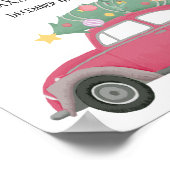 kerstmis, xmas, babyboy, kerstboom, auto poster (Hoek)