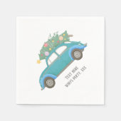 kerstmis, xmas, babyboy, kerstboom, auto servet (Voorkant)