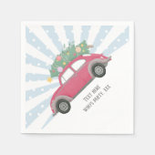 kerstmis, xmas, babyboy, kerstboom, auto servet (Voorkant)