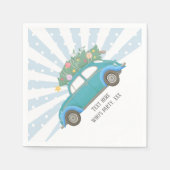 kerstmis, xmas, babyboy, kerstboom, auto servet (Voorkant)