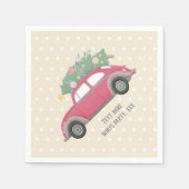 kerstmis, xmas, babyboy, kerstboom, auto servet (Voorkant)
