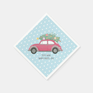 kerstmis, xmas, babyboy, kerstboom, auto servet